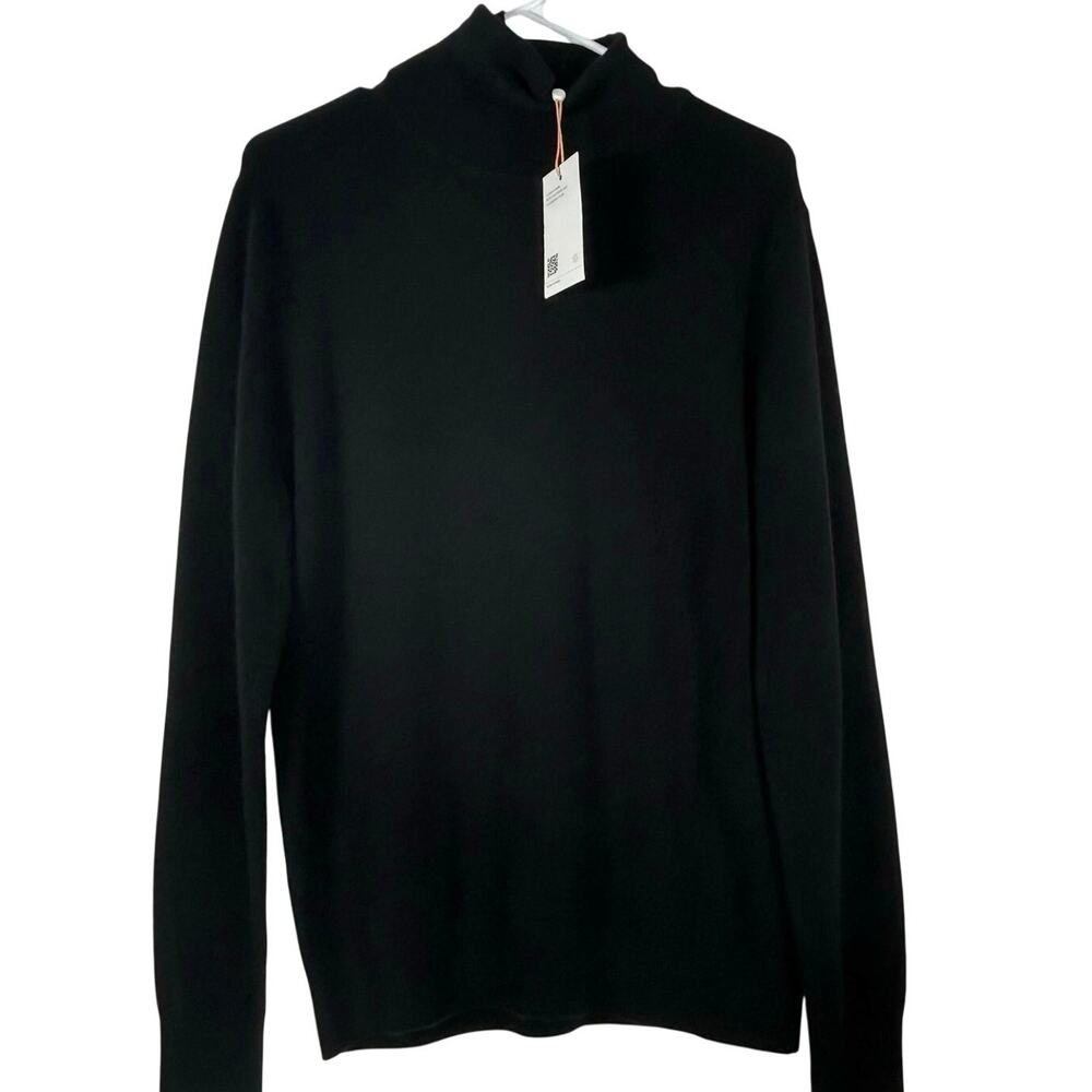 New Quince Women’s Medium Mongolian Cashmere Turtleneck Top Blouse Sweater 4385 - Picture 3 of 9